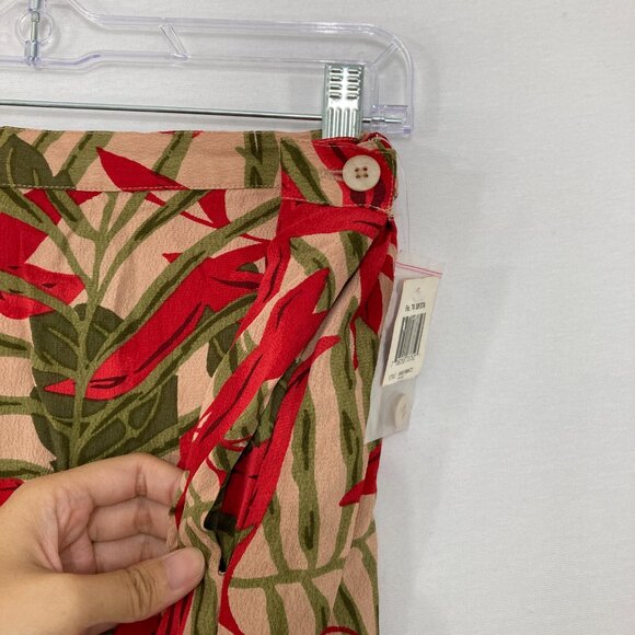 New JM Collection by Jennifer Moore size 18W Colorful Floral Side Slit Skirt - Picture 7 of 10